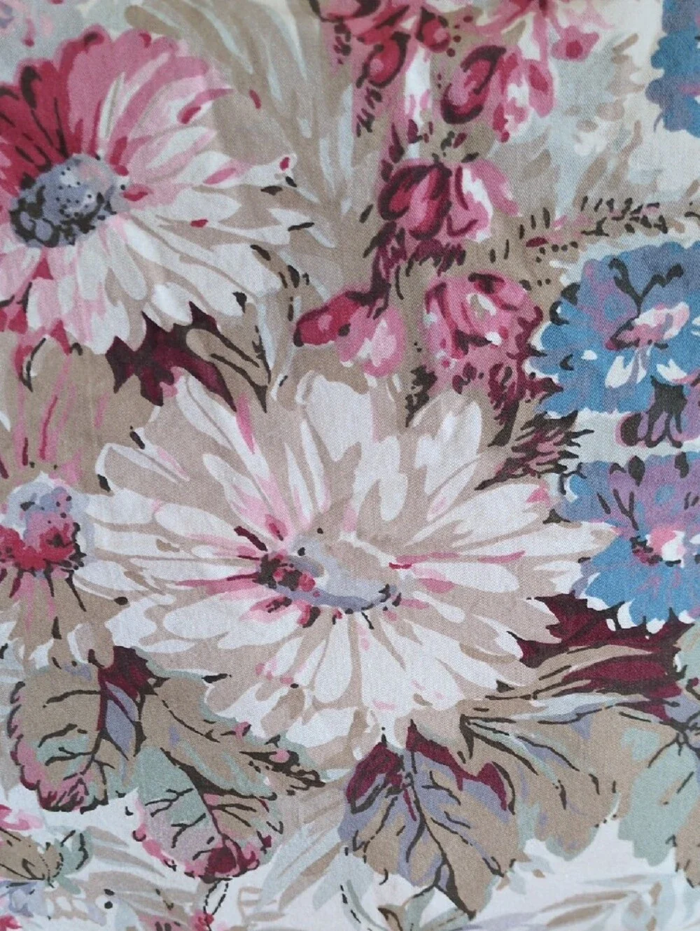 Coastal Garden Ralph Lauren vintage Pillowcase Set Of 4 in Rose, Cream